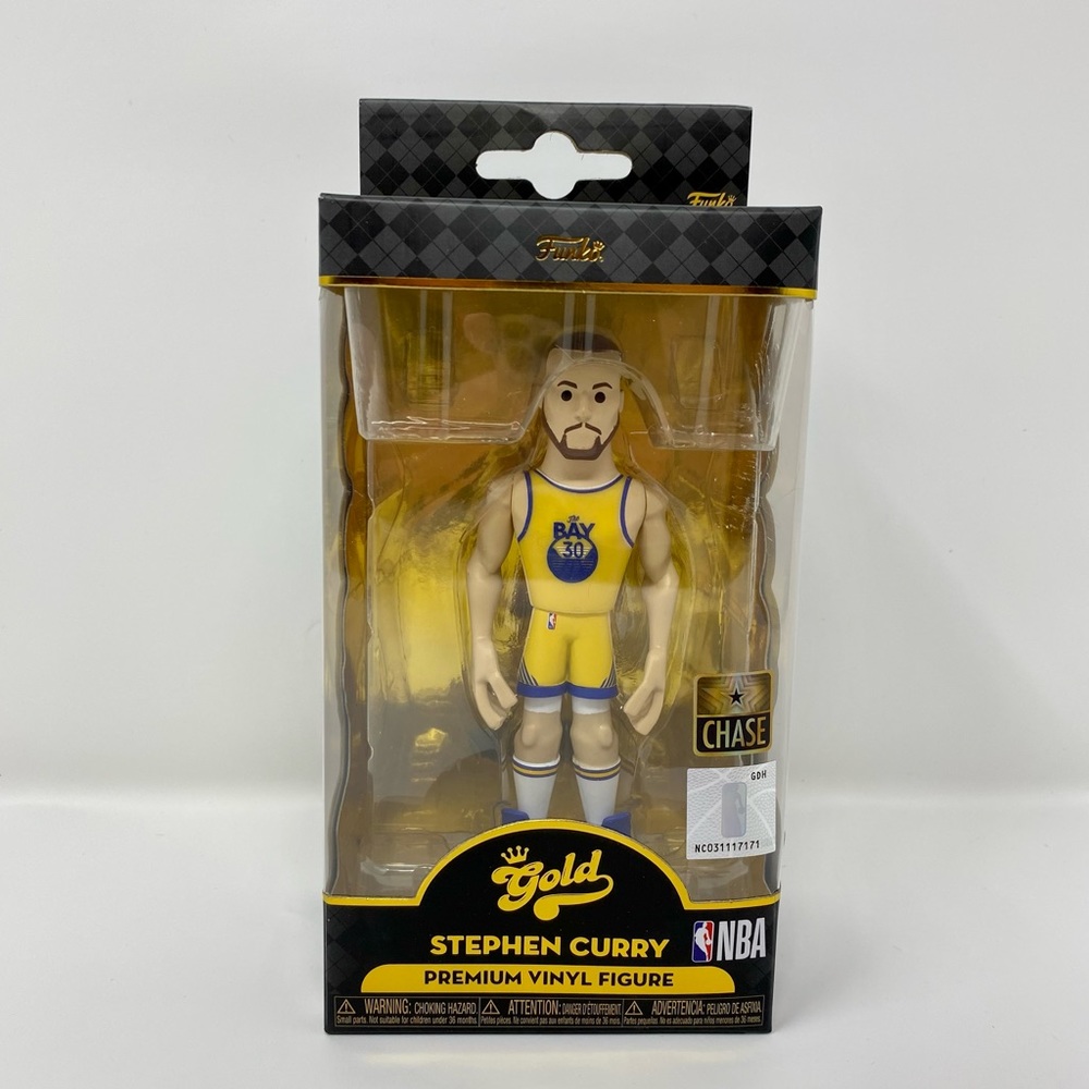 Funko Vinyl Gold Stephen Curry 5 Inch Figure Golden State‎ Warriors NBA Chase